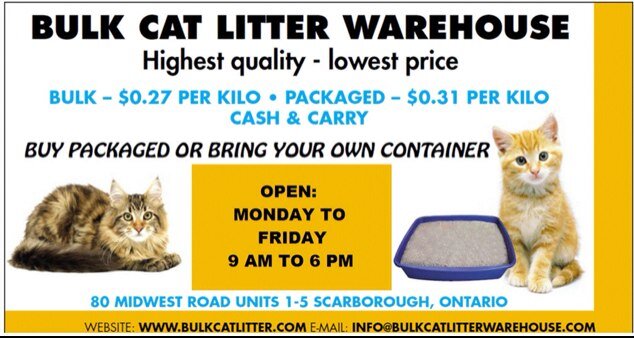We created Bulk Cat Litter Warehouse to bring you the best quality cat litter at the lowest price.

Buy cat litter in bulk by the kilo.