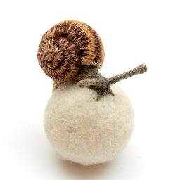 Artist, Maker of 3D hand embroidered British Insects on local alpaca wool felt balls