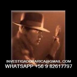 INVESTIGADOR PRIVADO ARICA 19 AÑOS DE EXPERIENCIA https://t.co/5oMJjthHCj… investarica@gmail.com Wsp +56982617797 /+56991709485 / +56981793890 24 hrs