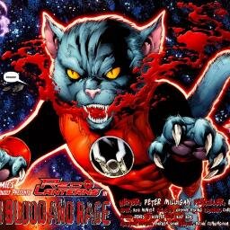 Puedo parecer adorable, pero tengo un mal genio y no querrás molestar al minino, Red Lanterns Corps [#RP] [#DC]