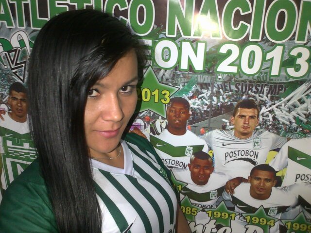 Naci el 16 de mayo del 1987 en san vicente del caguan caqueta soy fanatica al club atletico nacional y pipe bueno!!!