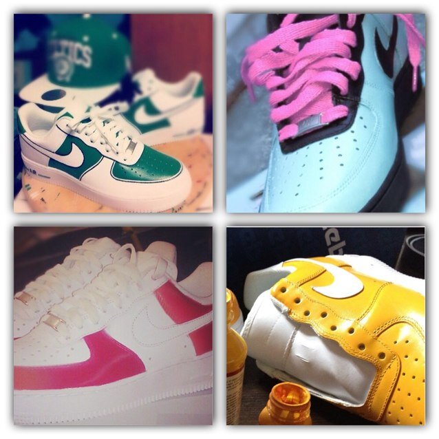 We specialise in customising 1 of a kind sneakers upon individual request. All of our products are fully wearable. Enquires: HS-customs@hotmail.com