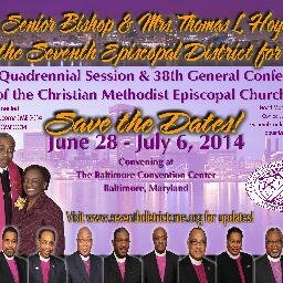 Welcome to the Official Page of the 2014 General Conference of the Christian Methodist Episcopal Church.