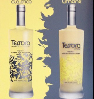 Classic Italian liqueurs, secret family recipes. Tessora Crema al Limone, Tessora Limoncello Classico. All natural, gluten-free. Italian Design, American Spirit