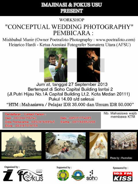 Acara Workshop Photography Imajinasi Ilmu Komunikasi USU.