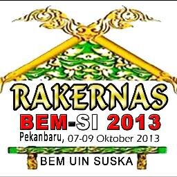 Akun resmi Rakernas BEM SI 2013 @UIN SUSKA RIAU