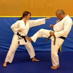 Traditional Shotokan Karate as taught by Soke Kanazawa (SKKIF) Club Instructor: Sensei Clive Young, 6th Dan Training held Tuesdays  (Zoom) Thursdays (Dojo)