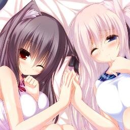We was abandoned when we was little & have been best friends since we meet. We do everything together so get used to it. A-Red eyes/19 E-Blue eyes/18