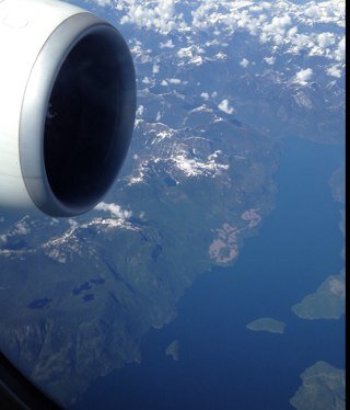 up in the air...going the extra miles...