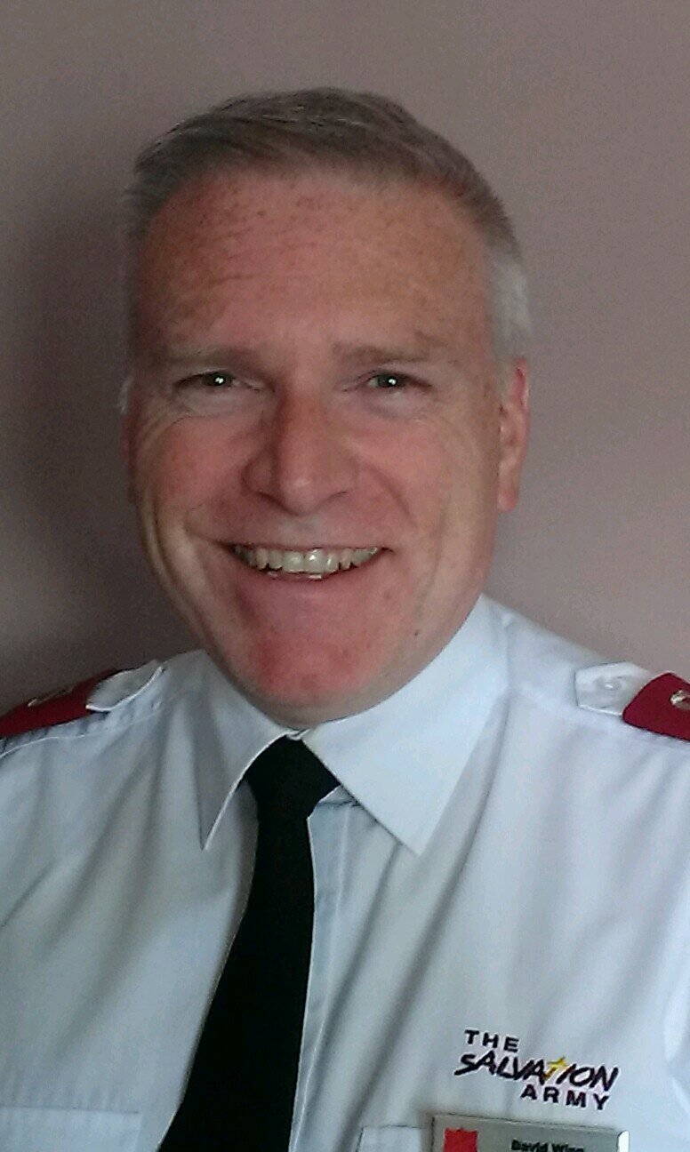 Born in Canada grew up in Wiltshire and Pembrokeshire. Served in RAF from 1979-1985 and became a Salvation Army Minister in 1987.