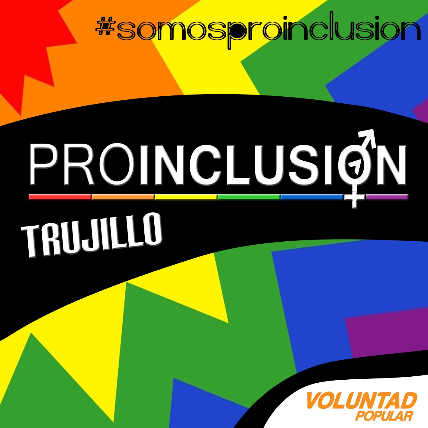 Movimiento social de @VoluntadPopular que trabaja por la inclusión de las demandas legítimas de la comunidad #LGBTI en el estado Trujillo.