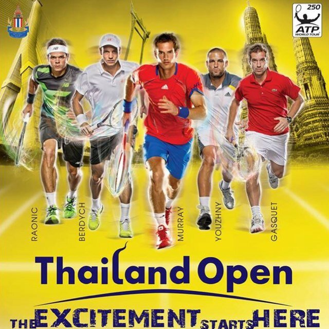 Thailand Open 2013, 21 - 29 September 2013. This ATP tournament is celebrating the 10th year anniversary!!!