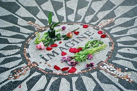 imagine all the people living life in peace