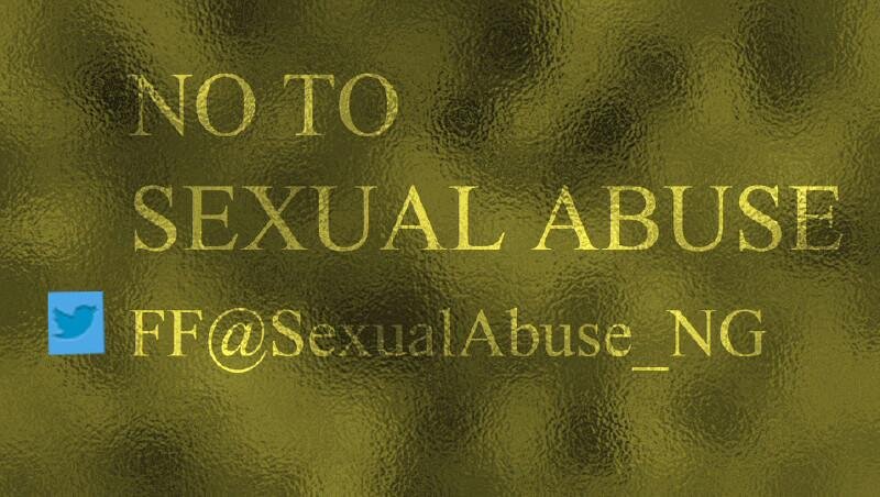 A campaign on sexual abuses and rape on girls and children. Setting the pace for the establishment of my NGO. +2348161500502