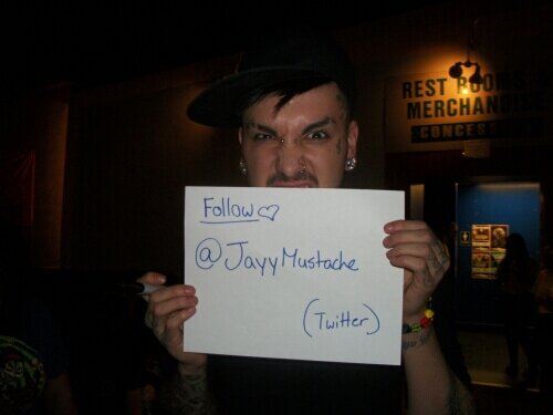 Hello there! I'm @JayyVonMonroe 's Mustache I'm nameless at the moment but hoping Jayy will name me soon. I follow back!! :3 #SGTC Admin @Sarah_Envy