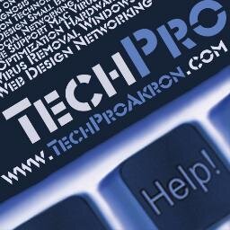 TechProAkron's profile picture. TechPro Computer Repair - Specializing in computer repair services, mobile device support, and network configuration. Visit http://t.co/Pe0EDhdV4d today!