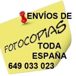 Fotocopias Baratas en Blanco y Negro y Color. Whatsapp 649 033 023. El Mejor Precio en Fotocopias con envíos a Toda España en 24/48h