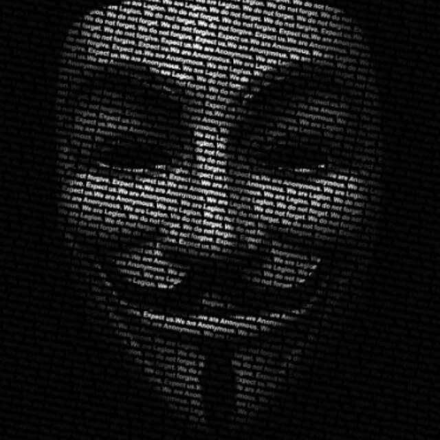 We are Anonymous, We are Legion, We do not Forgive, We do not Forget, Expect us! -- ReTweets & 'V' ia's != Endorsements