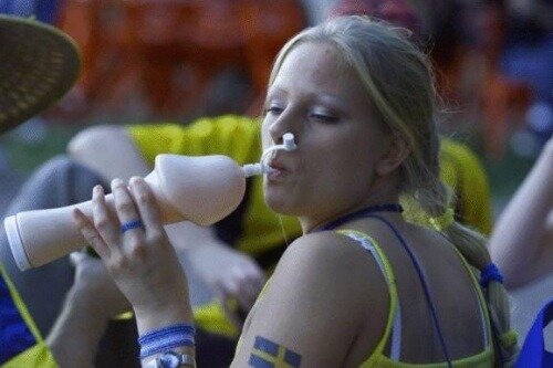 Girls get thirsty too.