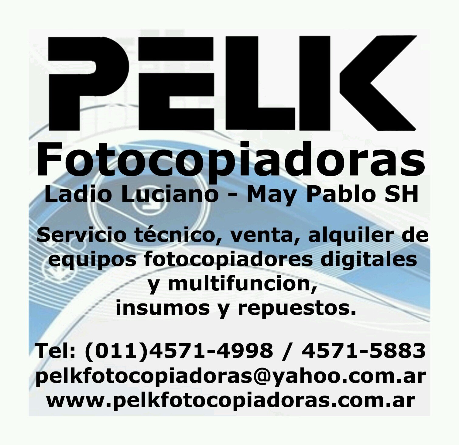 servicio técnico Fotocopiadoras e impresoras