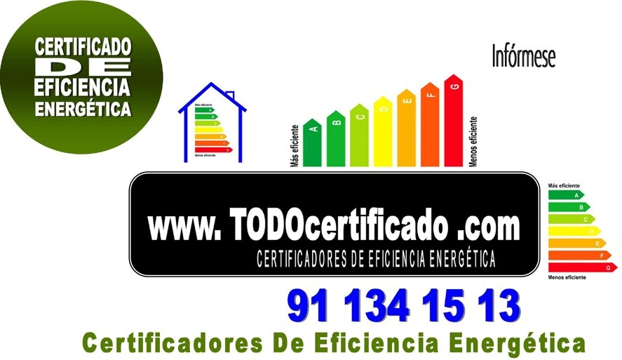 Certificadores Eficiencia Energética. Con sede en Madrid y en Galicia.  Teléfono : 91 1341513 - 628 487 091