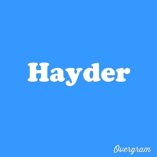 hayder11's profile picture. 
