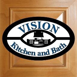 Vision Kitchen and Bath, tweeting about interior design, cooking, and cabinets & countertops made in the USA.