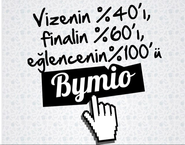 Yalnız üniversitelilerin girebileceği sosyal paylaşım ağı. Forum/İlan/Hocaların değerlendirilmesi/AnlıkSohbet/Eğlence içerir. #bymio