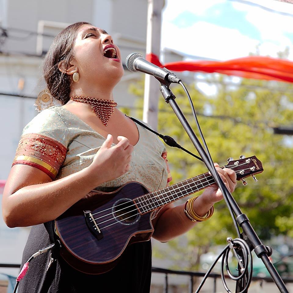 Ukulele shredder, post-colonial punk.