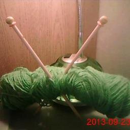 Avid knitter and fantasy addict. Trying to figure out how to thread a sewing machine