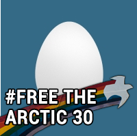 An account set up to raise awareness of 'The Arctic 30' who are of 18 nationalities - 28 Greenpeace crew and  2 freelance journalists.