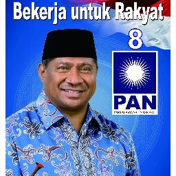 Caleg DPR RI Nomor Urut satu dari Partai Amanat Nasional
  Dapil Kota Tangerang, Kab Tangerang & Kota Tangsel