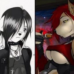 (Dimitri) Hi, I'm Dimitri, I'm dating @Magma_Frost, Bisexual. And a Wiccan! (Scarlet) I'm Scarlet, close friends of @Blaze_Pheonix & retired Marine. Single & Bi