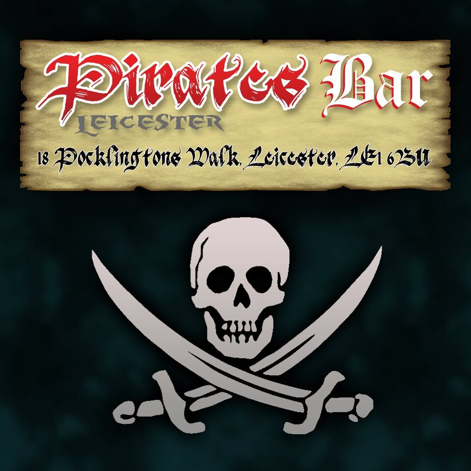Pirates Bar Leicester is a dedicated, themed, alternative cocktail bar in the heart of Leicester's city centre.