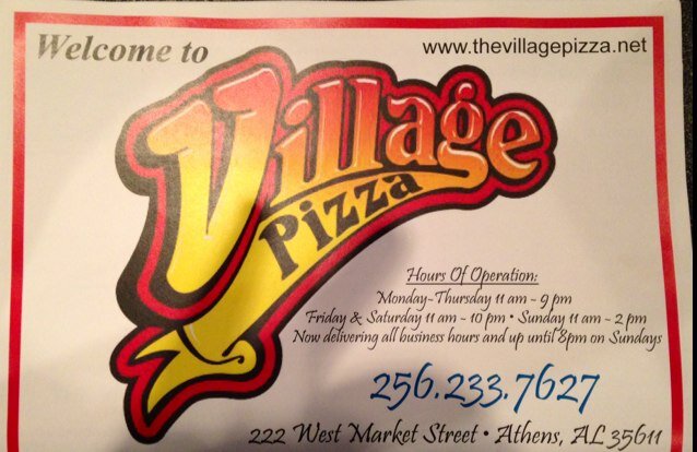 We offer some of the best pizza, wings, subs and salads around! •Dine in, Carry out, & Delivery!• 256-233-7627