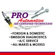 We are here for all your professional automotive needs.