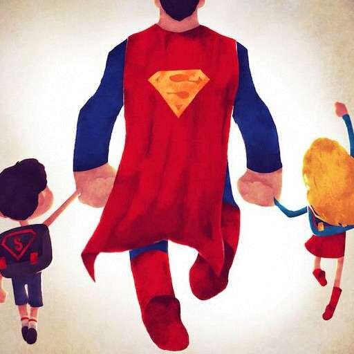 I'm super dad.
