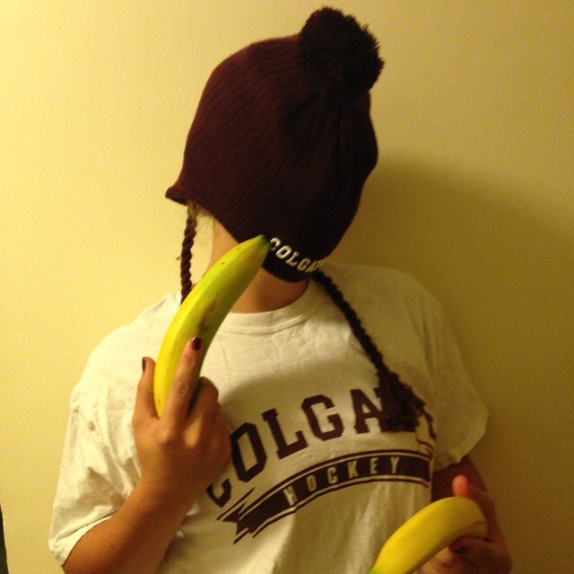 Killin' the banana game since Frank started supplying some decent ones|tweet your best banana eatin' pics to @ColgateBananas #GoGate