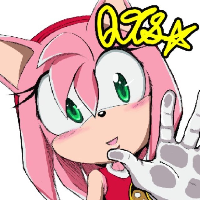 Hey, I'm Amy, A fun loving, hyperactive, pink little hedgehog who is in love with sonic! #single [RP/parody]