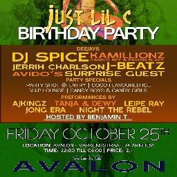 Justlilc Birthday Party, Club Avalon, Arnhem, Friday October 25th