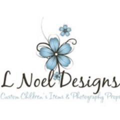 L Noel Designs makes custom children's items and photo props. I personally make each item with love for you and your little one to enjoy.