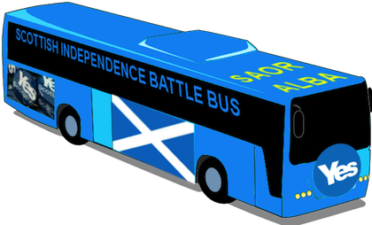 Scottish Independence Battle Bus