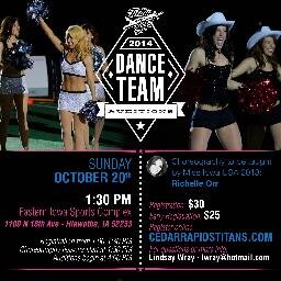 CRtitansdolls's profile picture. The Titans Dolls are a pro dance team for the Cedar Rapids IFL team- the  Cedar Rapids Titans!