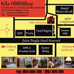 kilahomestay's profile picture. CP: 085260104561 Room rates: Rp 200-300rb (TV, AC),  Rp150rb (fan)