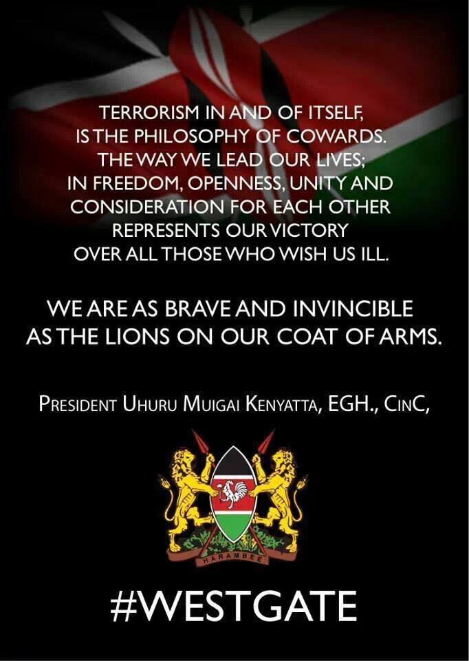 WE KENYANS HATE KILLERS OF INNOCENT LIVES