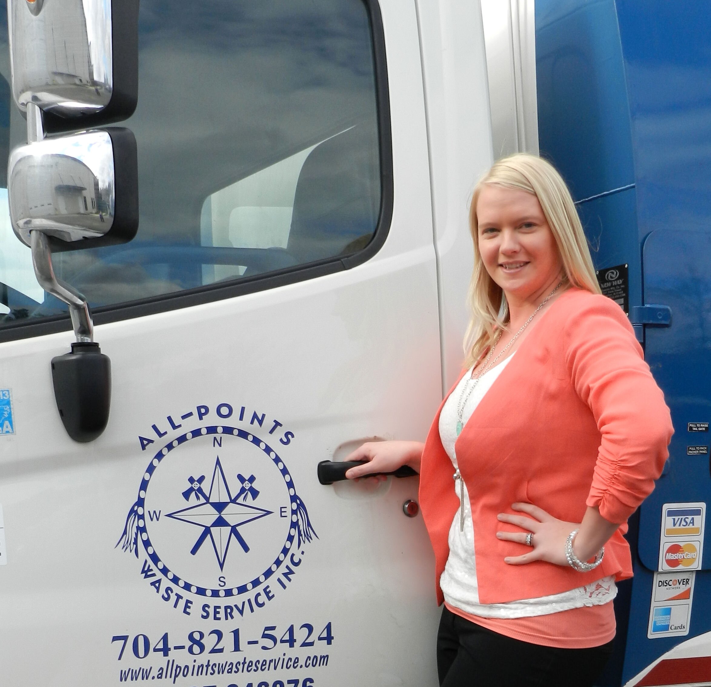 I am the Sales Manager of All-Points Waste. I direct the company's sales program. Assign sales territories, set goals, & training for the sales representatives.