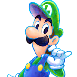 Hermano pequeño de Mario, aunque mas alto que el. El miedica de la familia. ¿F-Fantasmas? ¡Mariooooooooooo! #SpanishFakeSmashBros