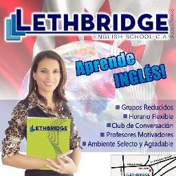 ¡ÚNETE A NOSOTROS Y ELEVA TU NIVEL DE INGLES!
      SPEAK ENGLISH IN... LETHBRIDGE ENGLISH SCHOOL, C.A