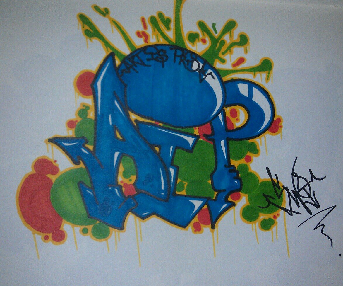 trying to show the world how u can express yourself through art