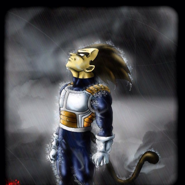I an Vegeta the king of all saiyans and you earthlings are all scum.